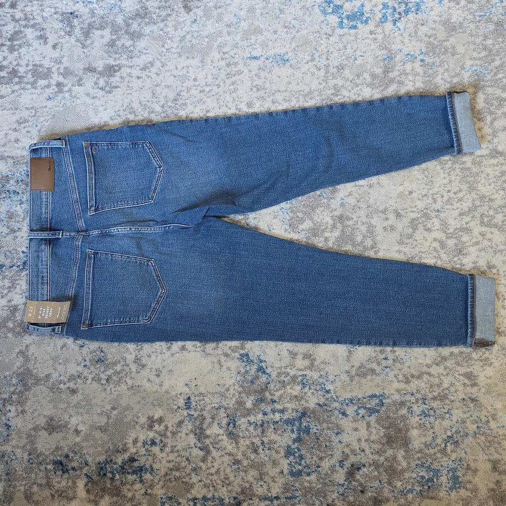 Madewell Women's Size 29 9" Mid Rise Skinny Crop‎ Pants NWT